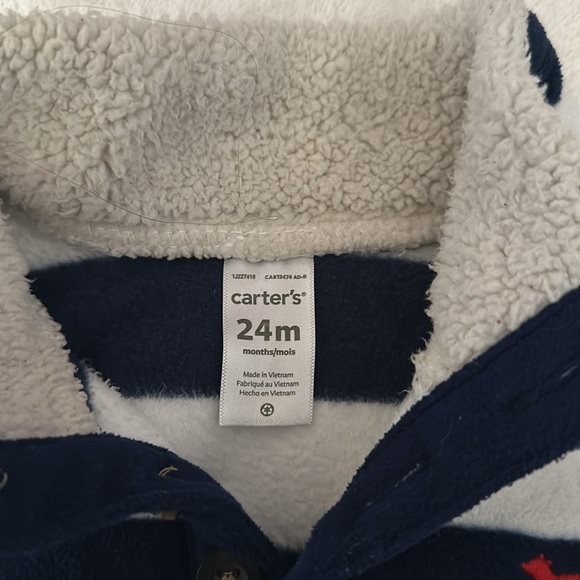 Carters 24 MO Fleece Pullover EUC - Picture 2 of 2